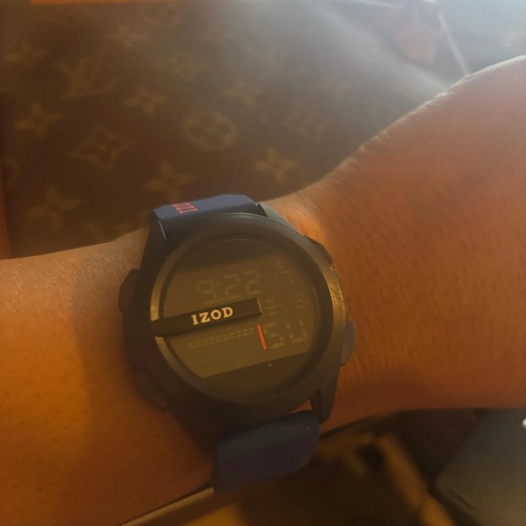 IZOD Black and Blue Wearable Watch - Picture 4 of 4